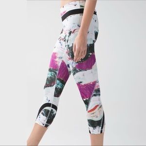 Lululemon Inspire Crop II Pigment Wave Leggings